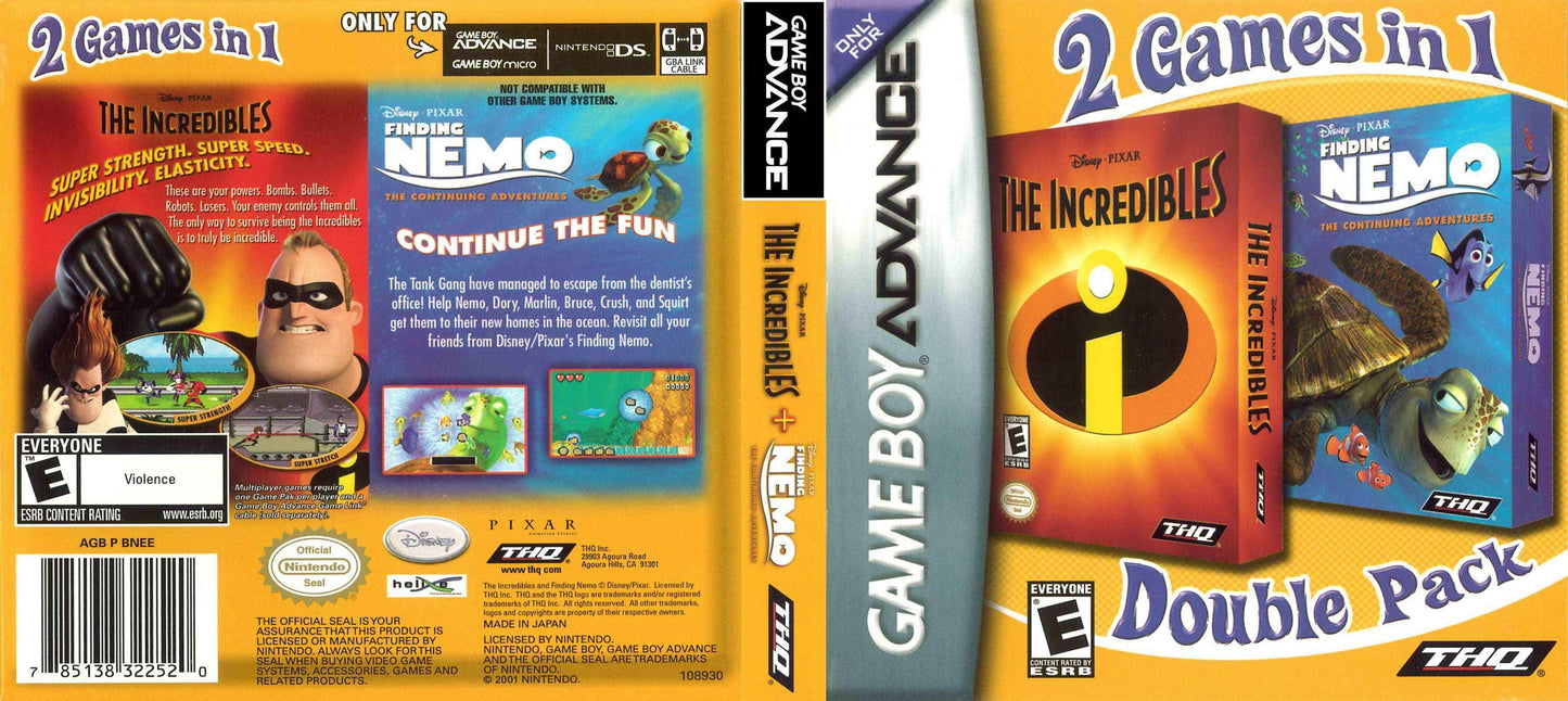 The Incredibles and Finding Nemo Cover Art - WOI Solutions