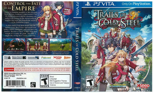 The Legend of Heroes Trails of Cold Steel Cover Art - WOI Solutions