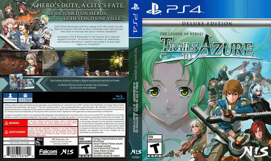 The Legend of Heroes Trails to Azure Cover Art - WOI Solutions