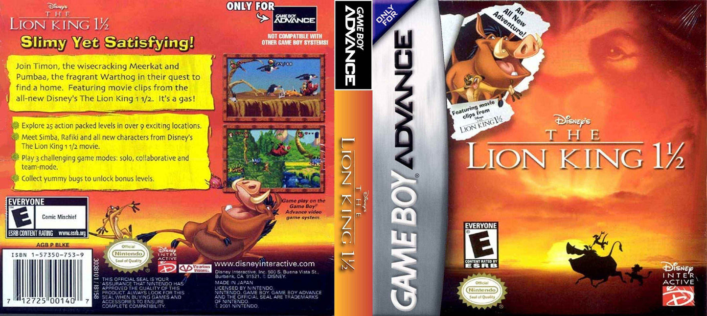 The Lion King One and a Half Cover Art - WOI Solutions