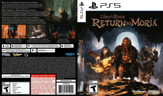 The Lord of the Rings Return to Moria Cover Art - WOI Solutions