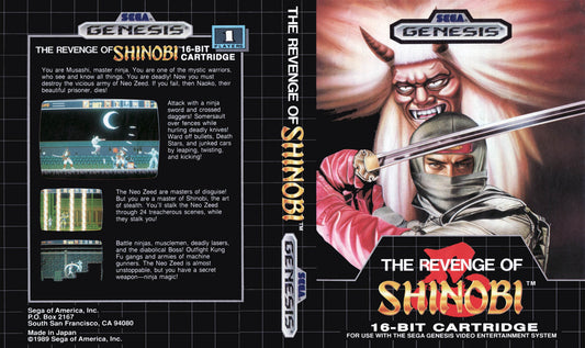 The Revenge of Shinobi Cover Art - WOI Solutions