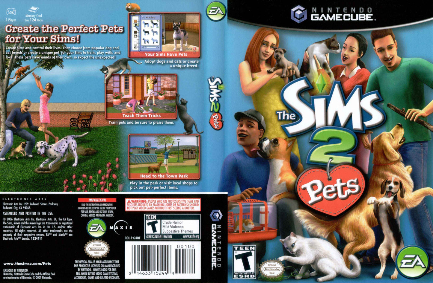 The Sims 2 Pets Cover Art - WOI Solutions