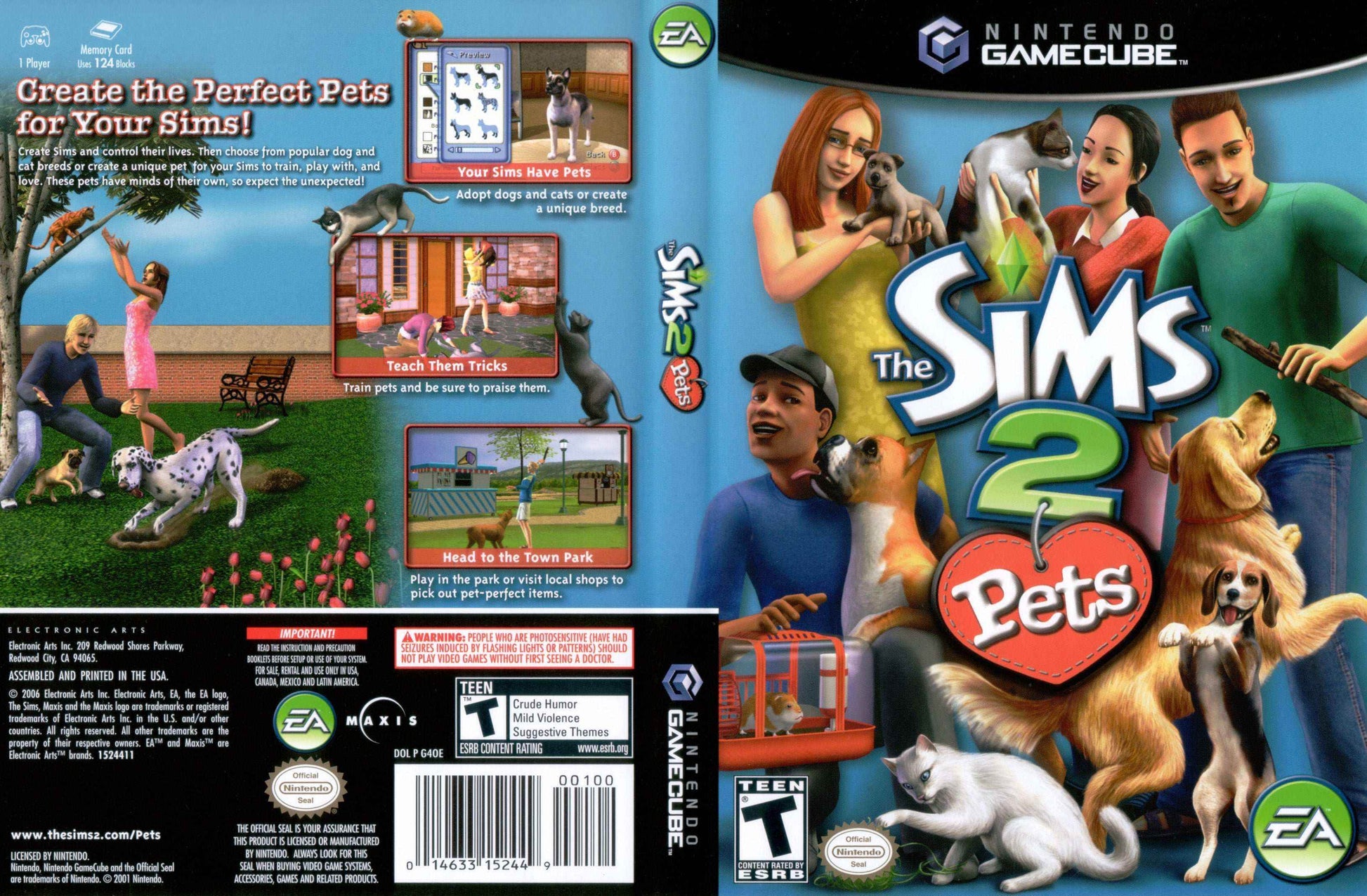 The Sims 2 Pets Cover Art - WOI Solutions