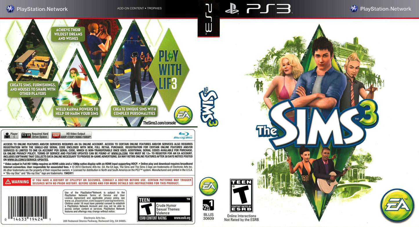 The Sims 3 Cover Art - WOI Solutions