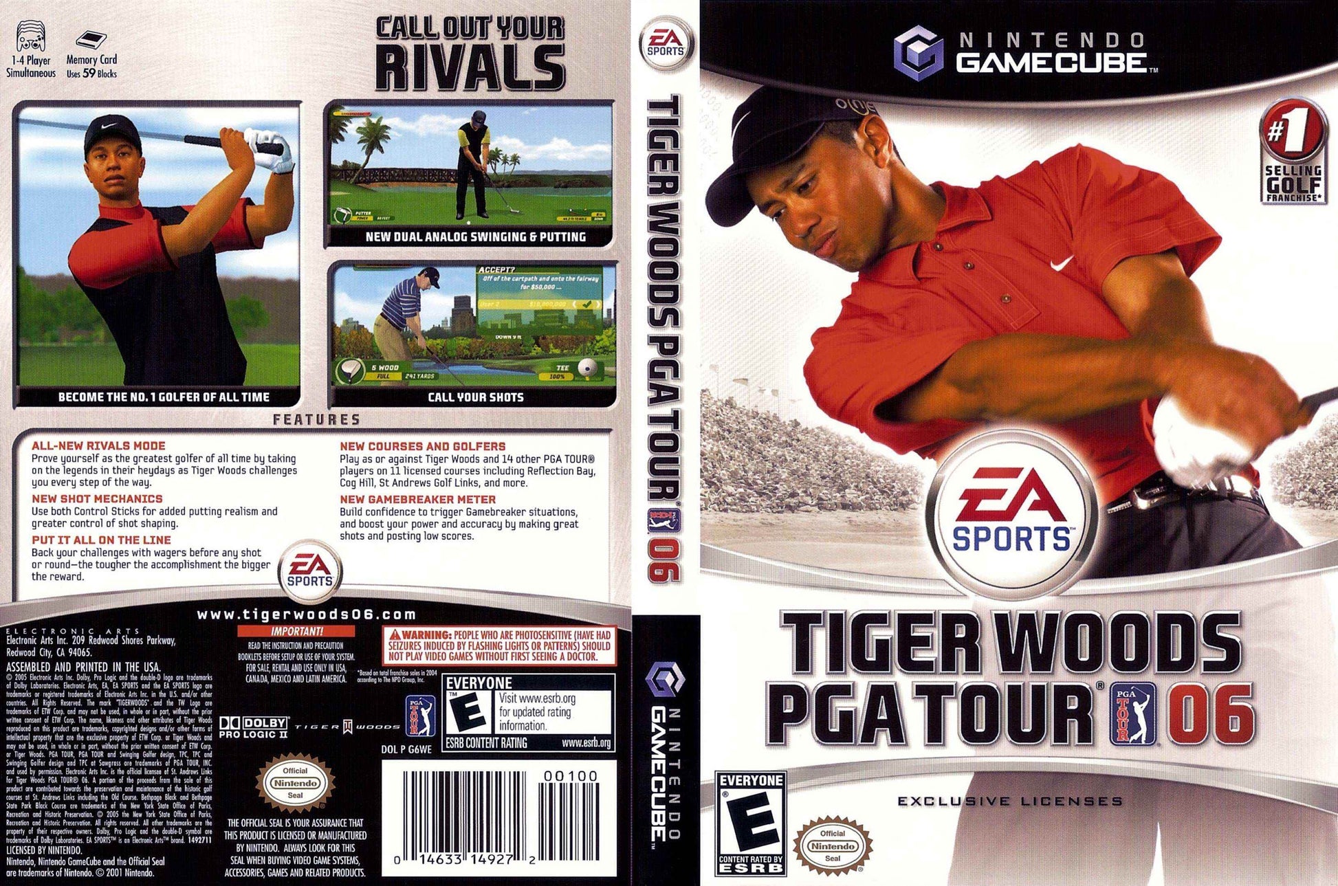 Tiger Woods PGA Tour 06 Cover Art - WOI Solutions