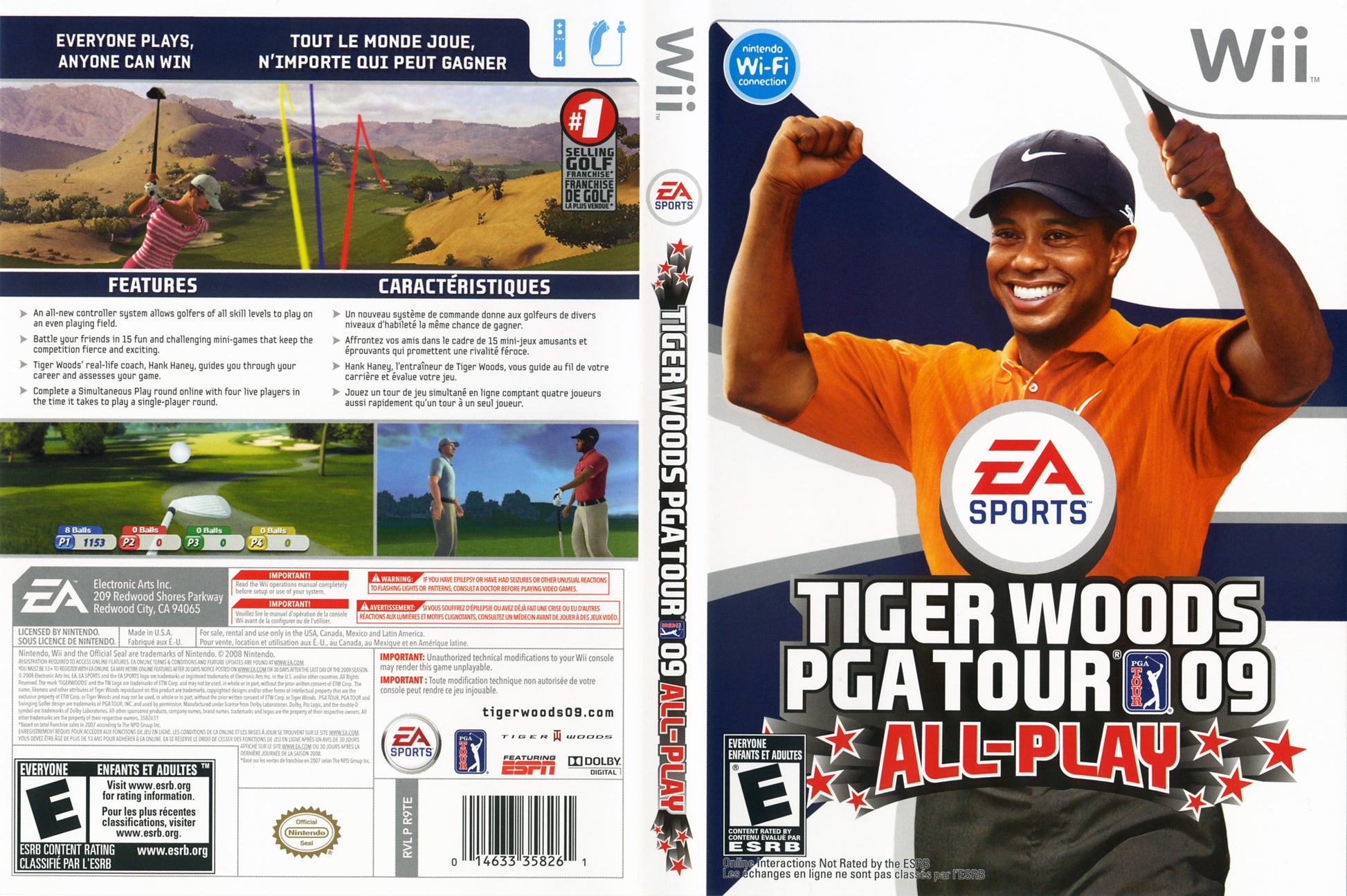 Tiger Woods PGA Tour 09 All-Play