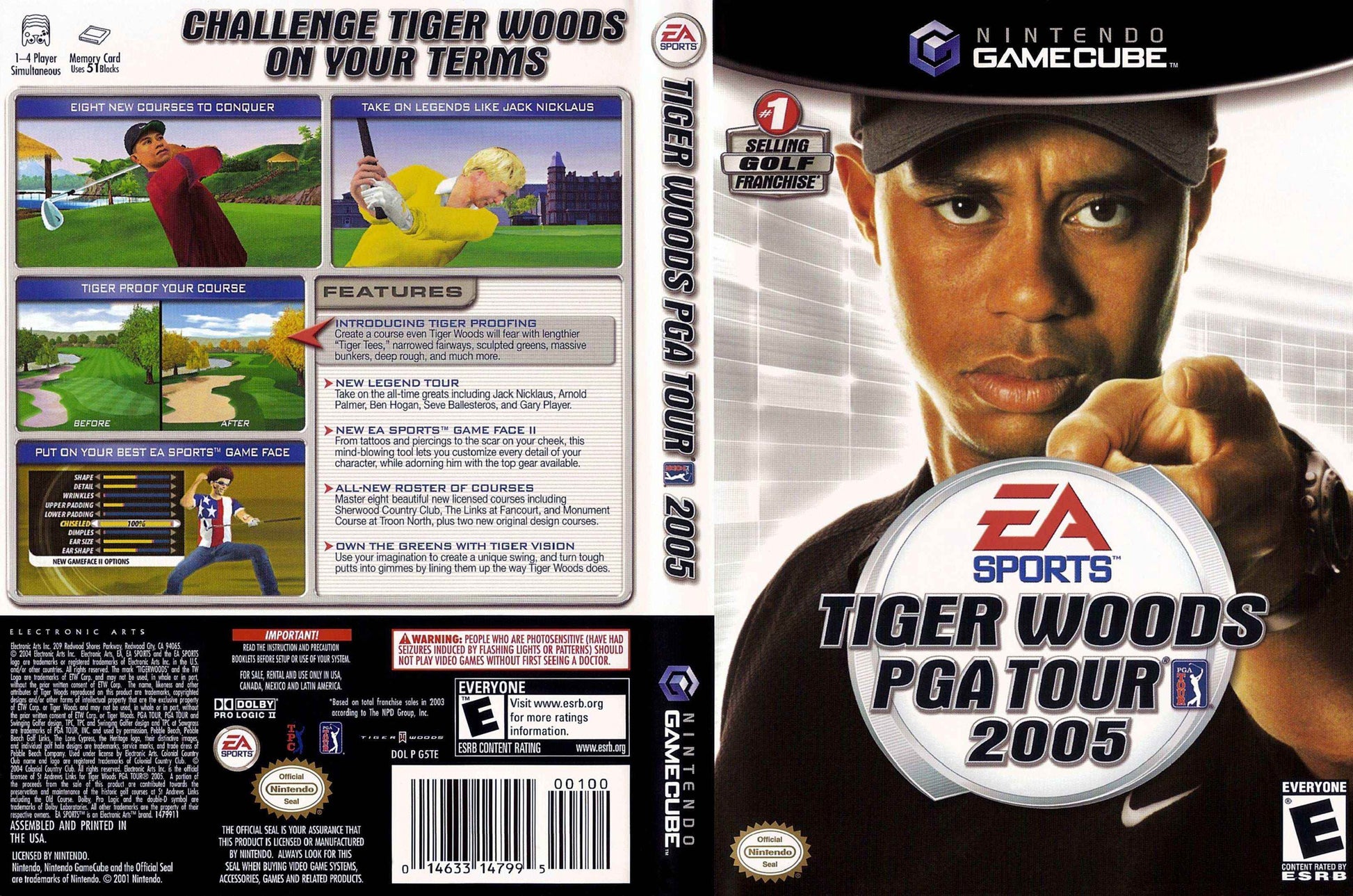 Tiger Woods PGA Tour 2005 Cover Art - WOI Solutions