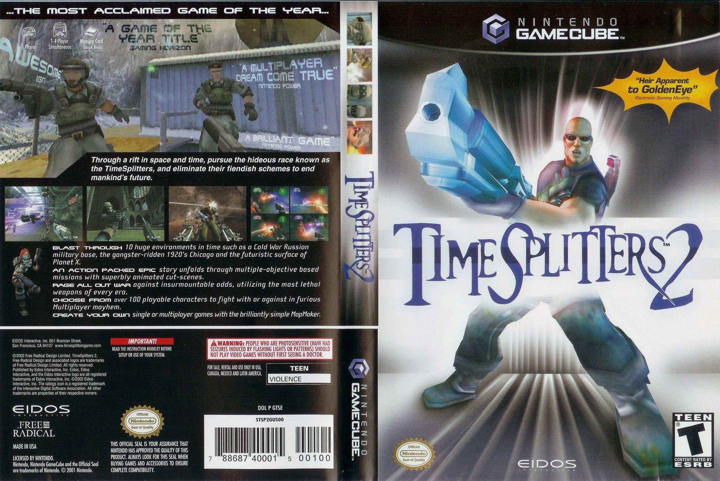 TimeSplitters 2 Cover Art - WOI Solutions