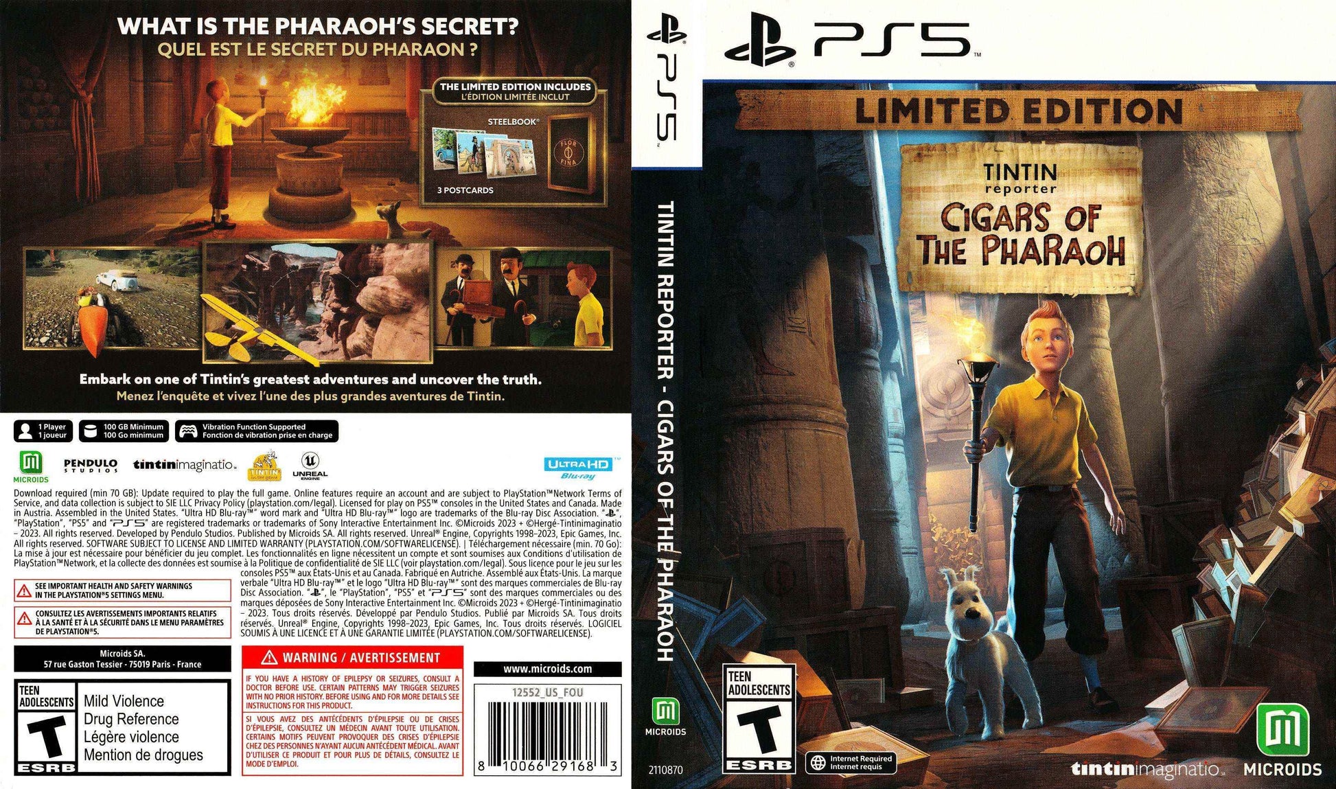 TinTin Reporter - Cigars of the Pharaoh Cover Art - WOI Solutions