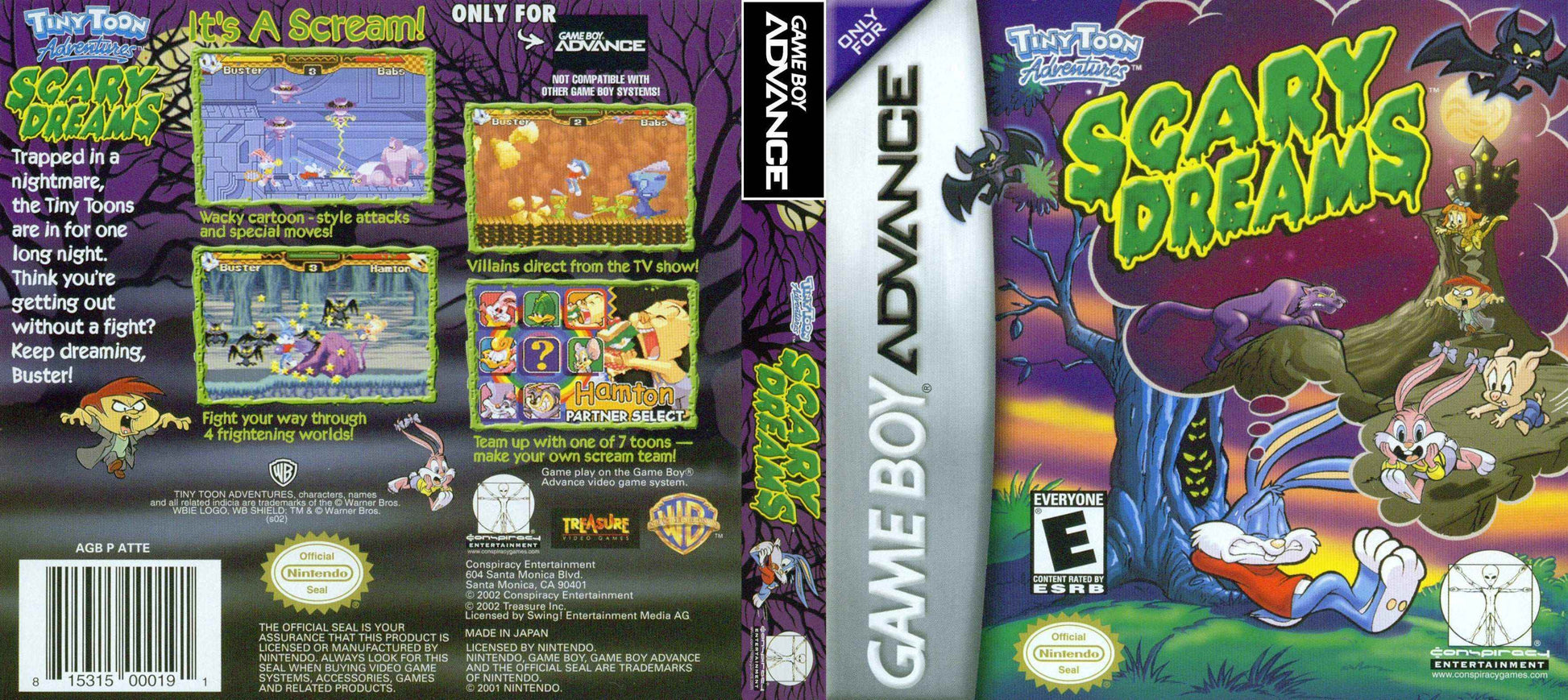 Tiny Toon Adventures Scary Dreams Cover Art - WOI Solutions