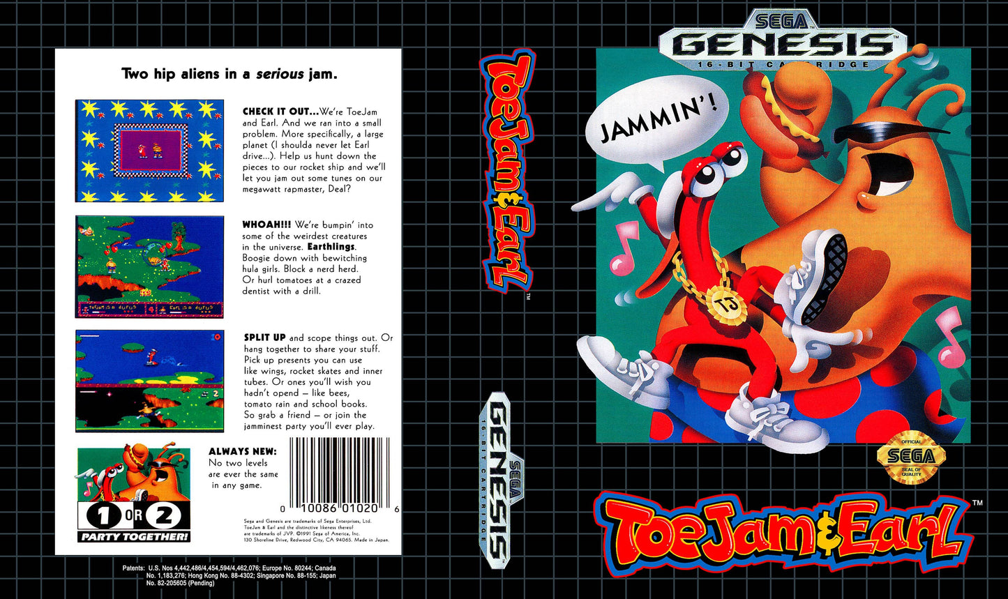 ToeJam and Earl Cover Art - WOI Solutions