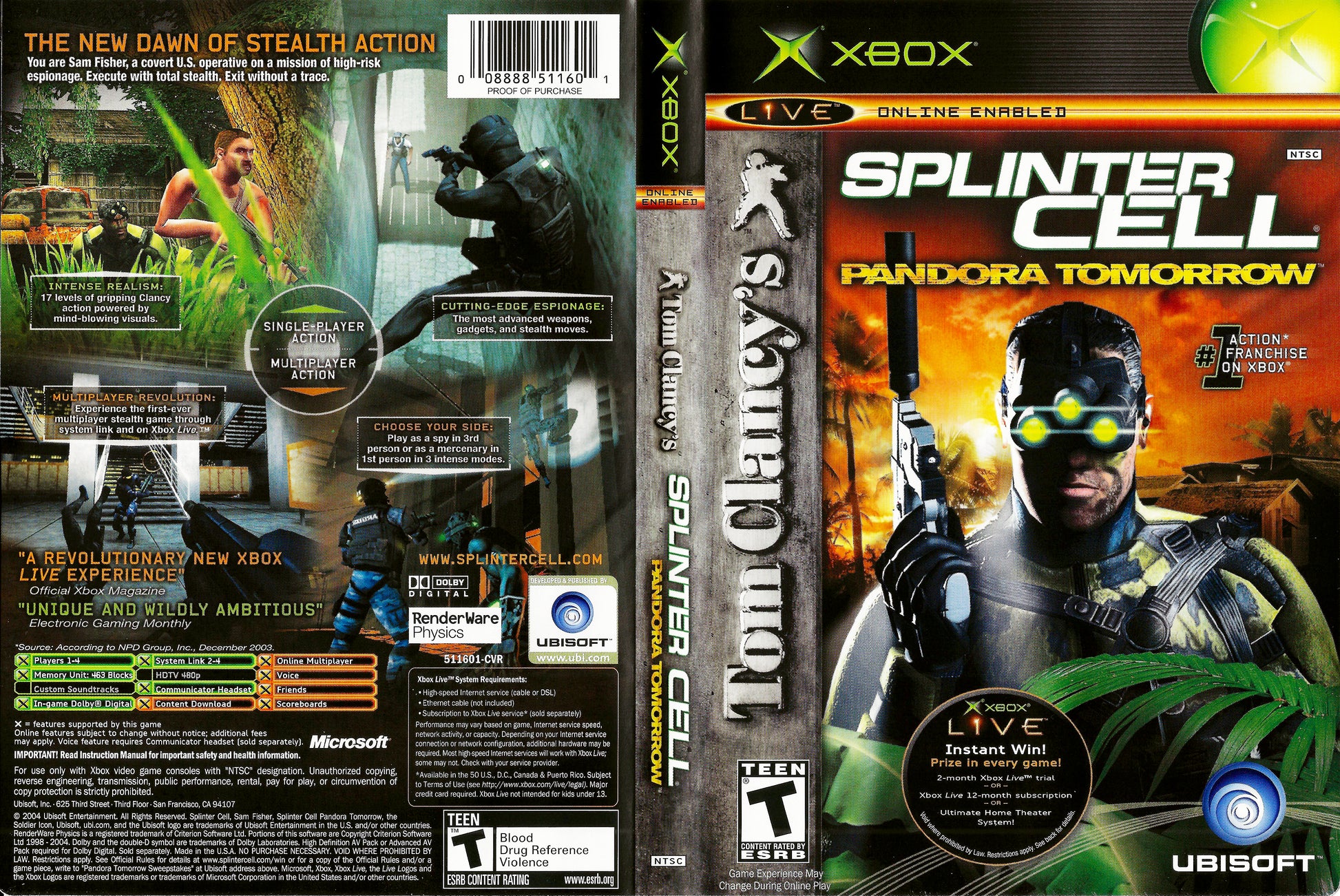 Tom Clancy's Splinter Cell Pandora Tomorrow