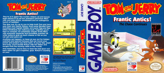 Tom and Jerry Frantic Antics Cover Art - WOI Solutions