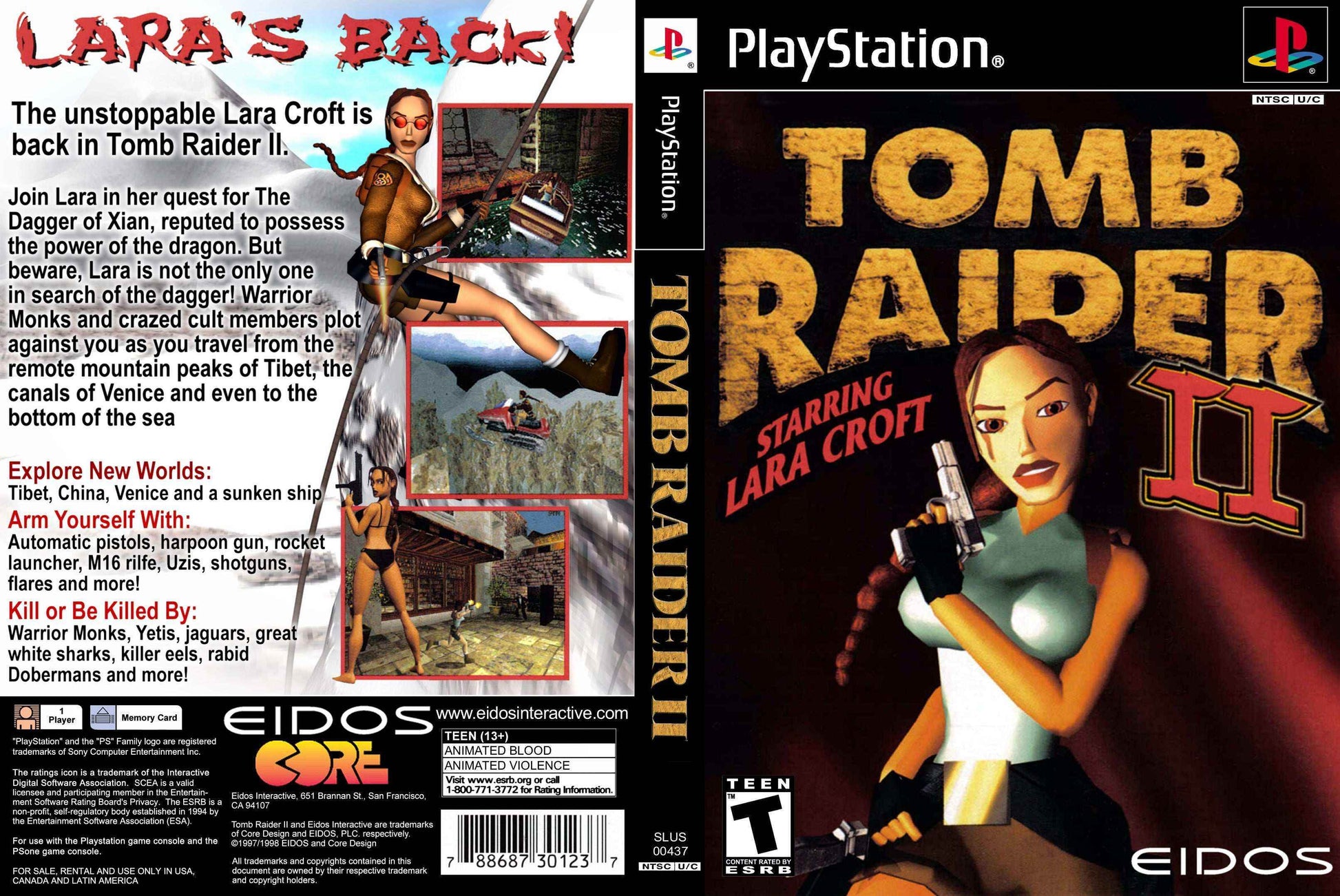 Tomb Raider II Cover Art - WOI Solutions
