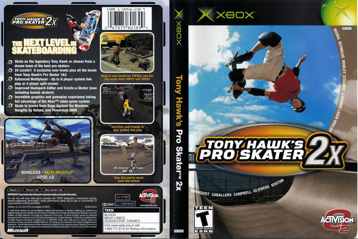 Tony Hawk's Pro Skater 2x