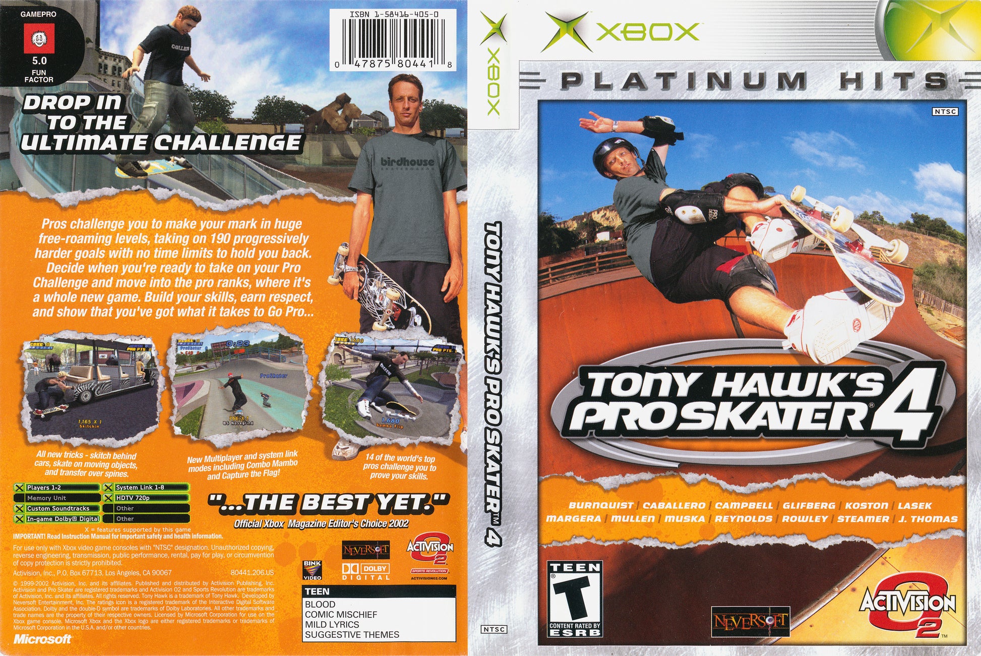 Tony Hawk's Pro Skater 4