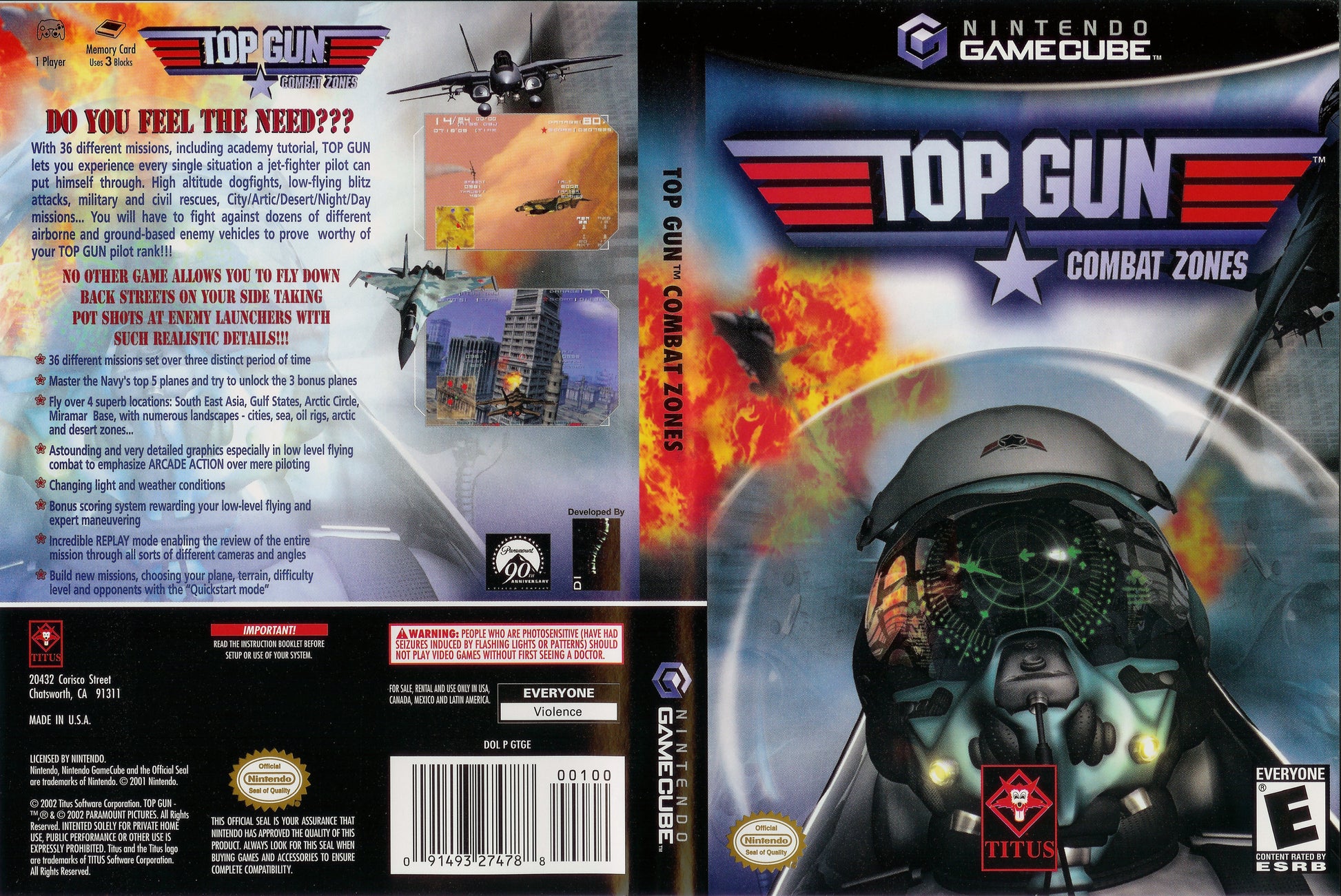 Top Gun Combat Zones