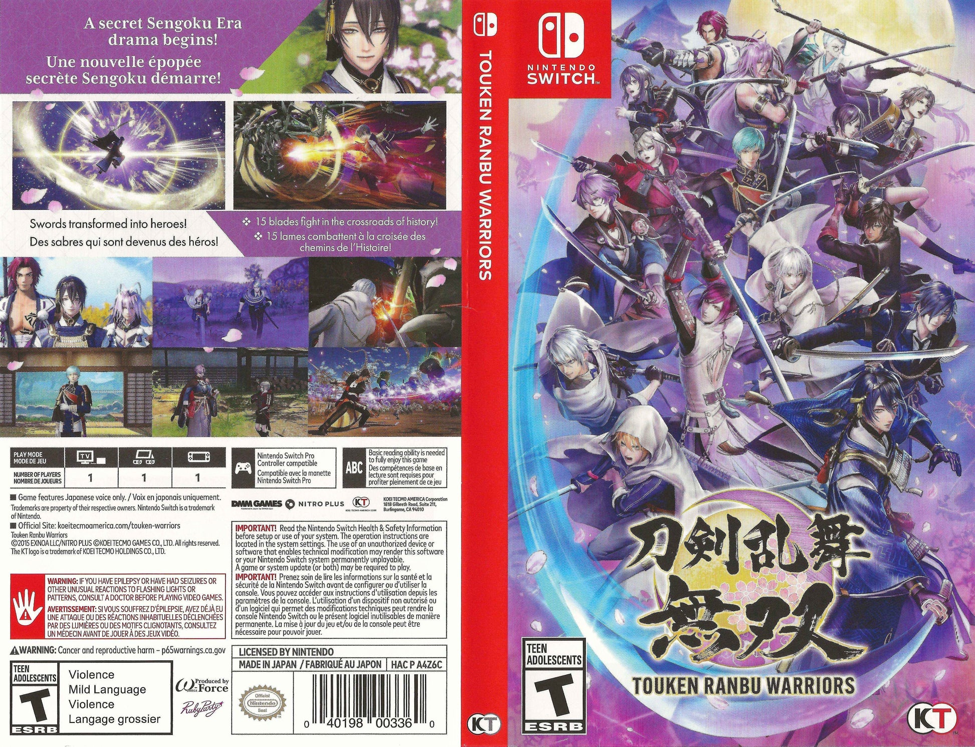 Touken Ranbu Warriors Cover Art - WOI Solutions