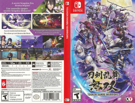 Touken Ranbu Warriors Cover Art - WOI Solutions