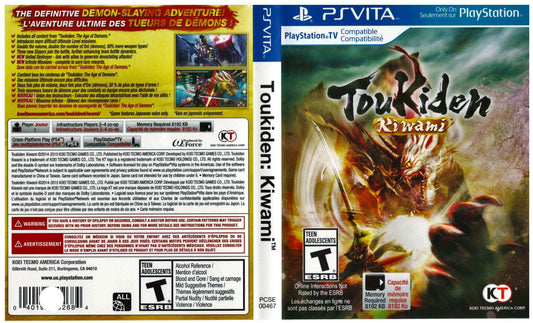 Toukiden Kiwami Cover Art - WOI Solutions