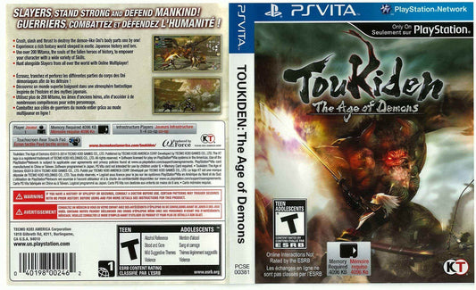 Toukiden The Age of Demons Cover Art - WOI Solutions