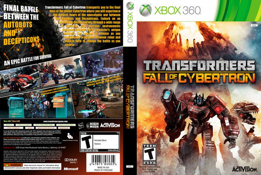 Transformers Fall of Cybertron