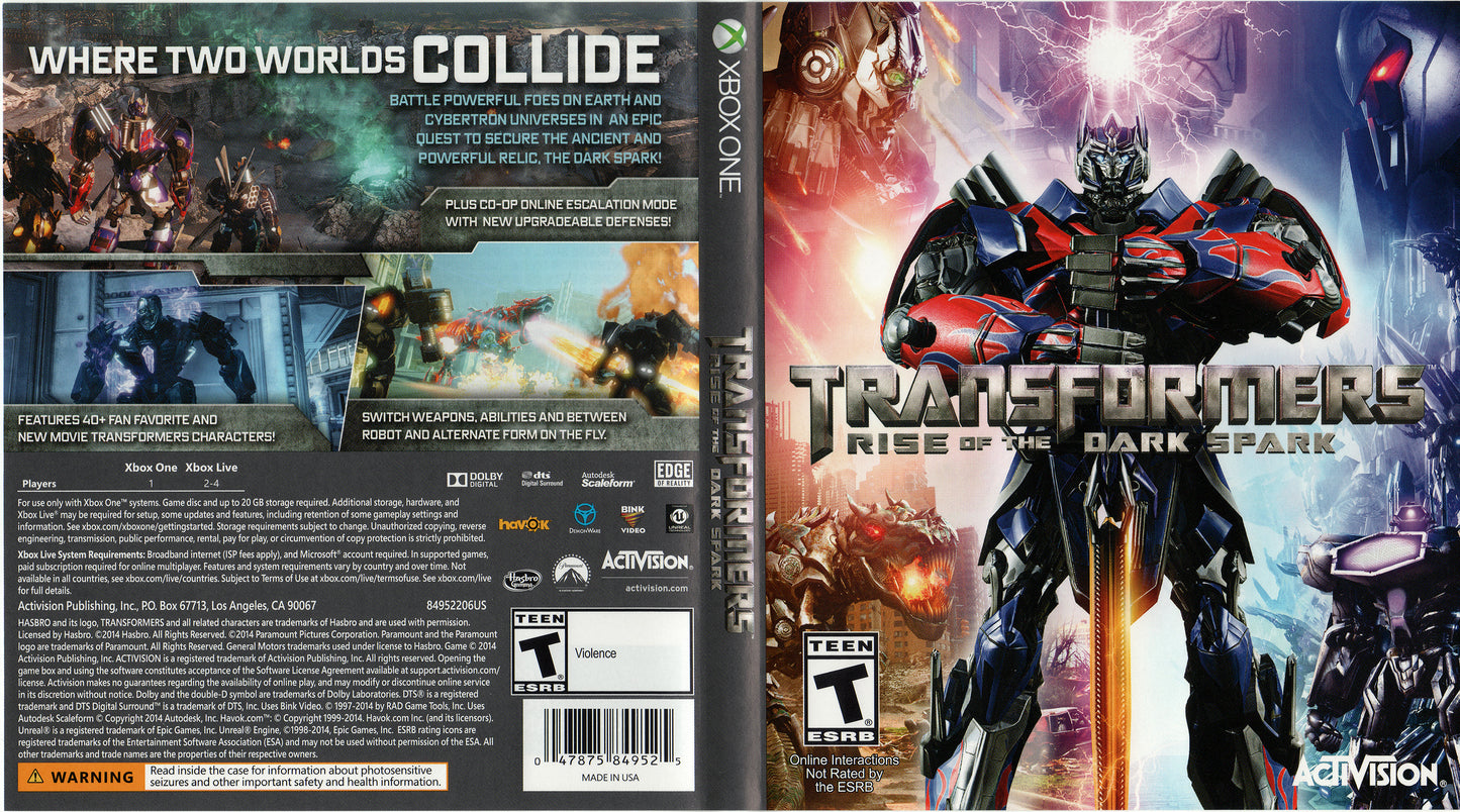 Transformers Rise of the Dark Spark