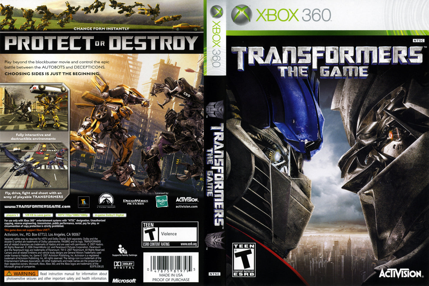 Transformers The Game