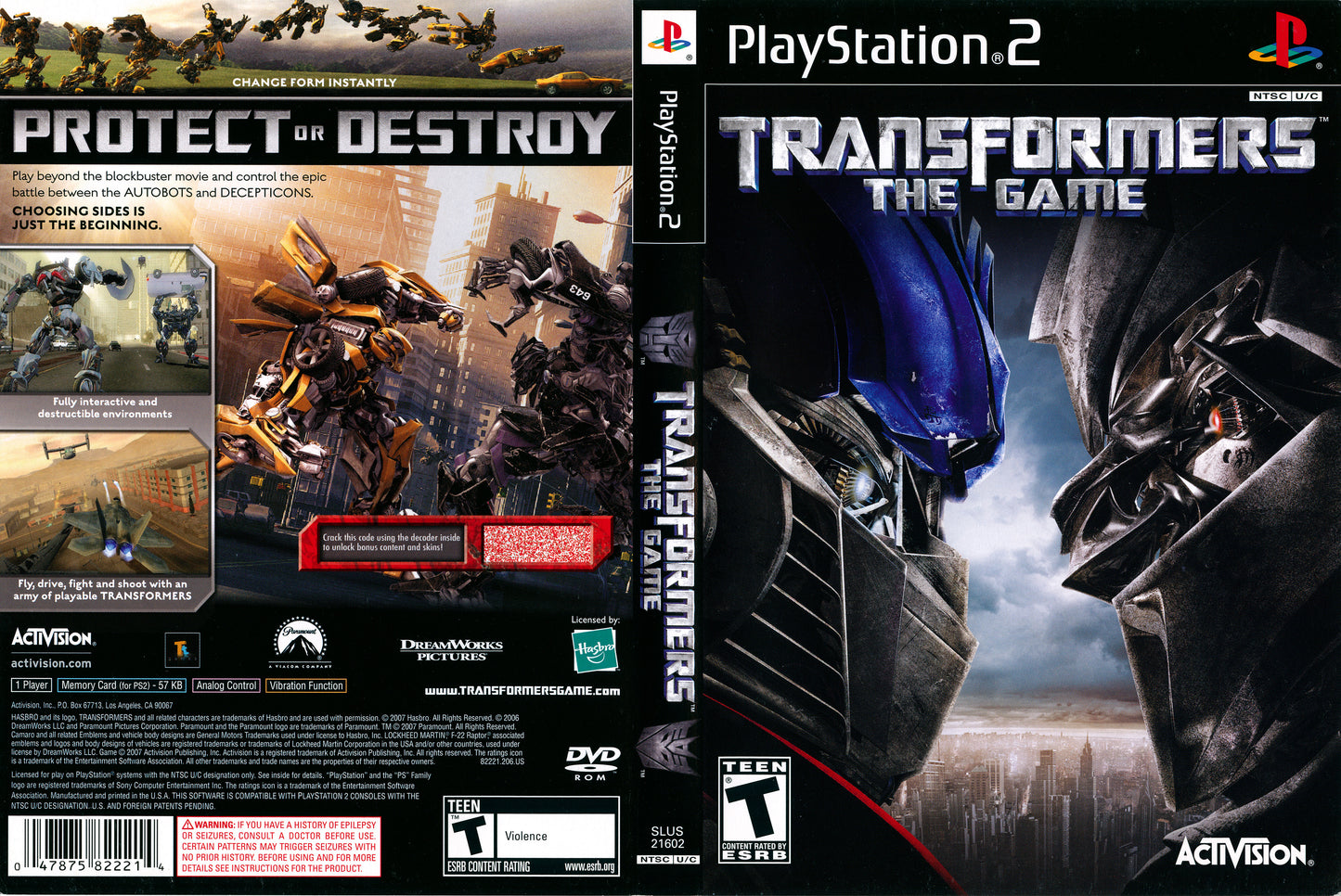 Transformers The Game