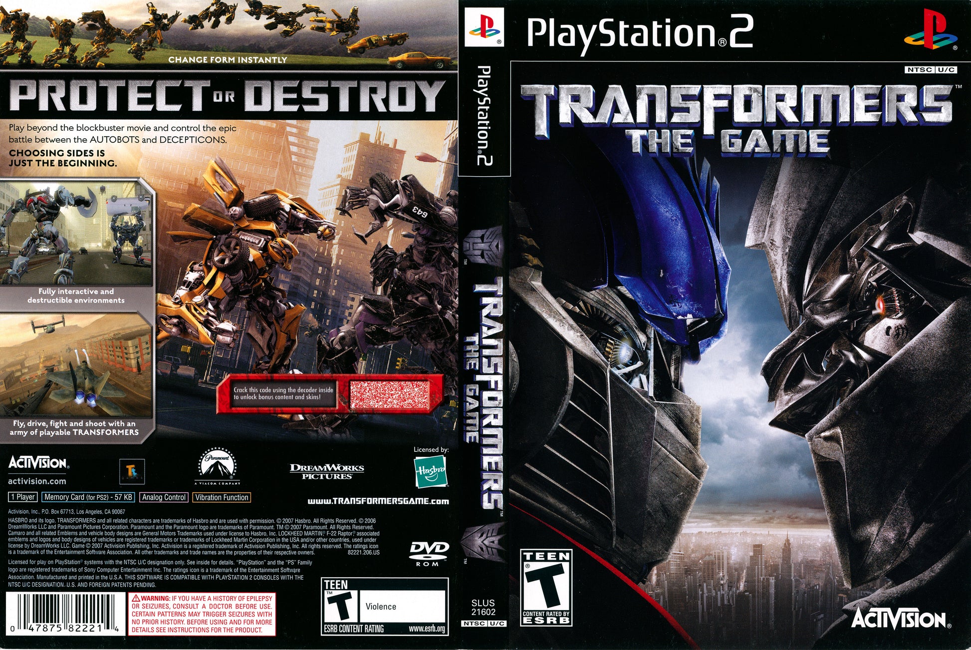 Transformers The Game