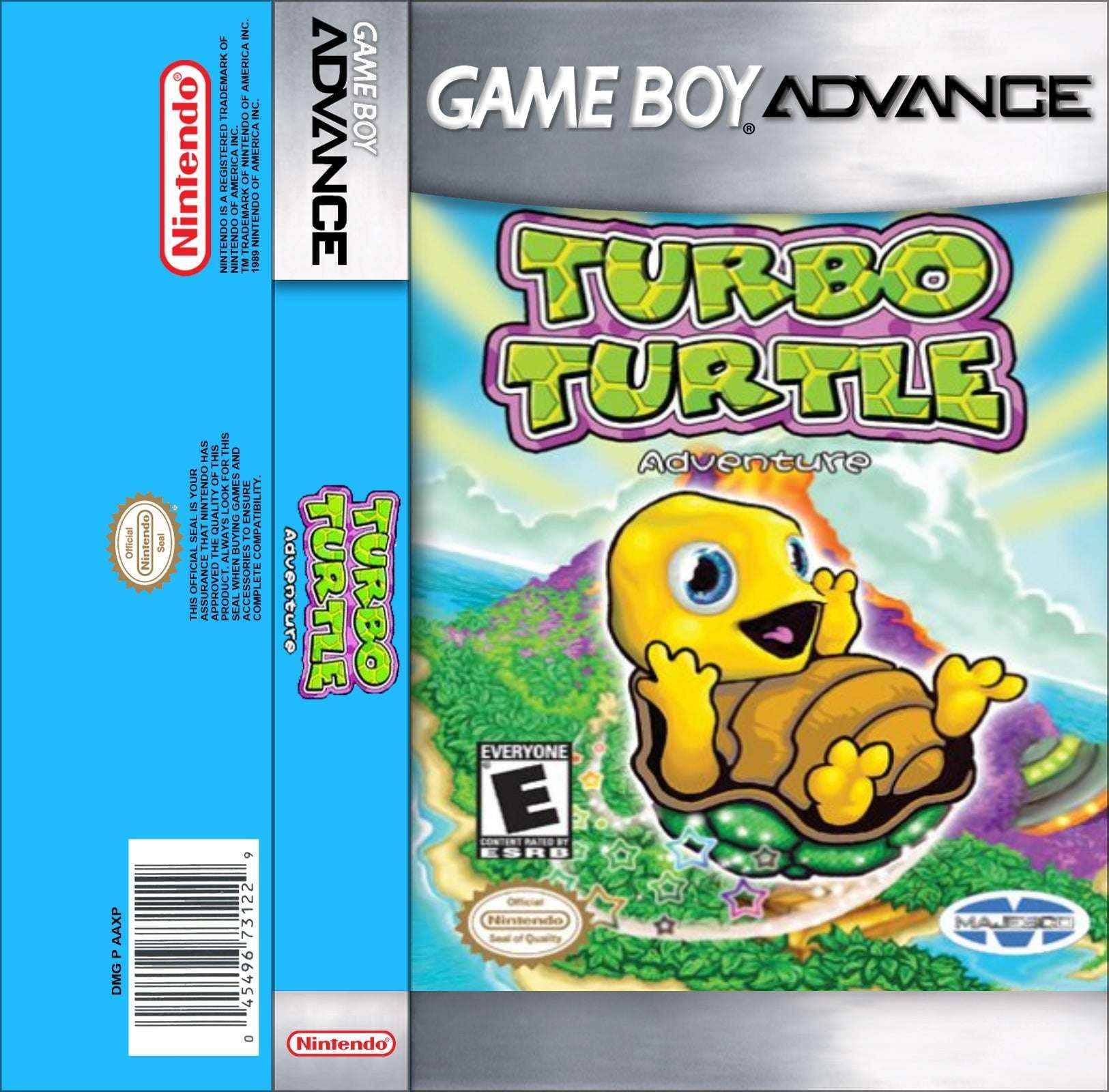 Turbo Turtle Adventure Cover Art - WOI Solutions