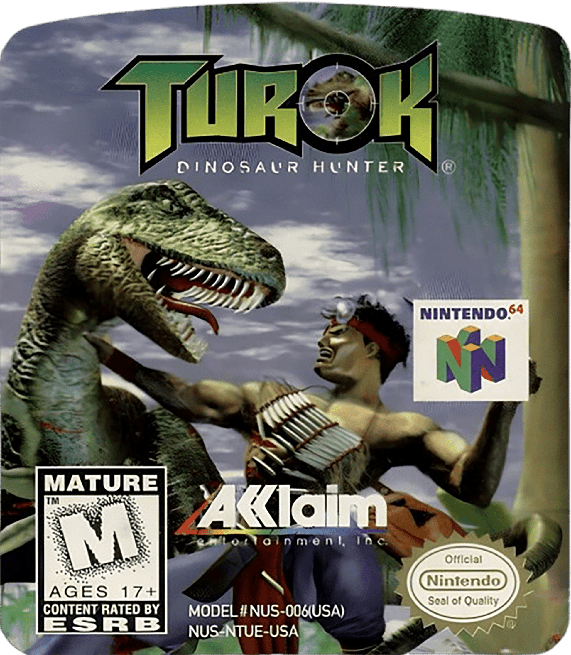 Turok Dinosaur Hunter Cover Art - WOI Solutions