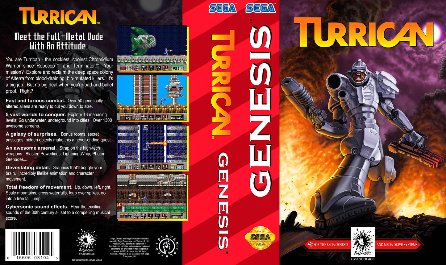Turrican Cover Art - WOI Solutions