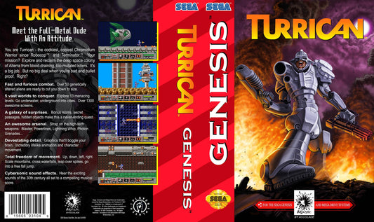 Turrican Cover Art - WOI Solutions
