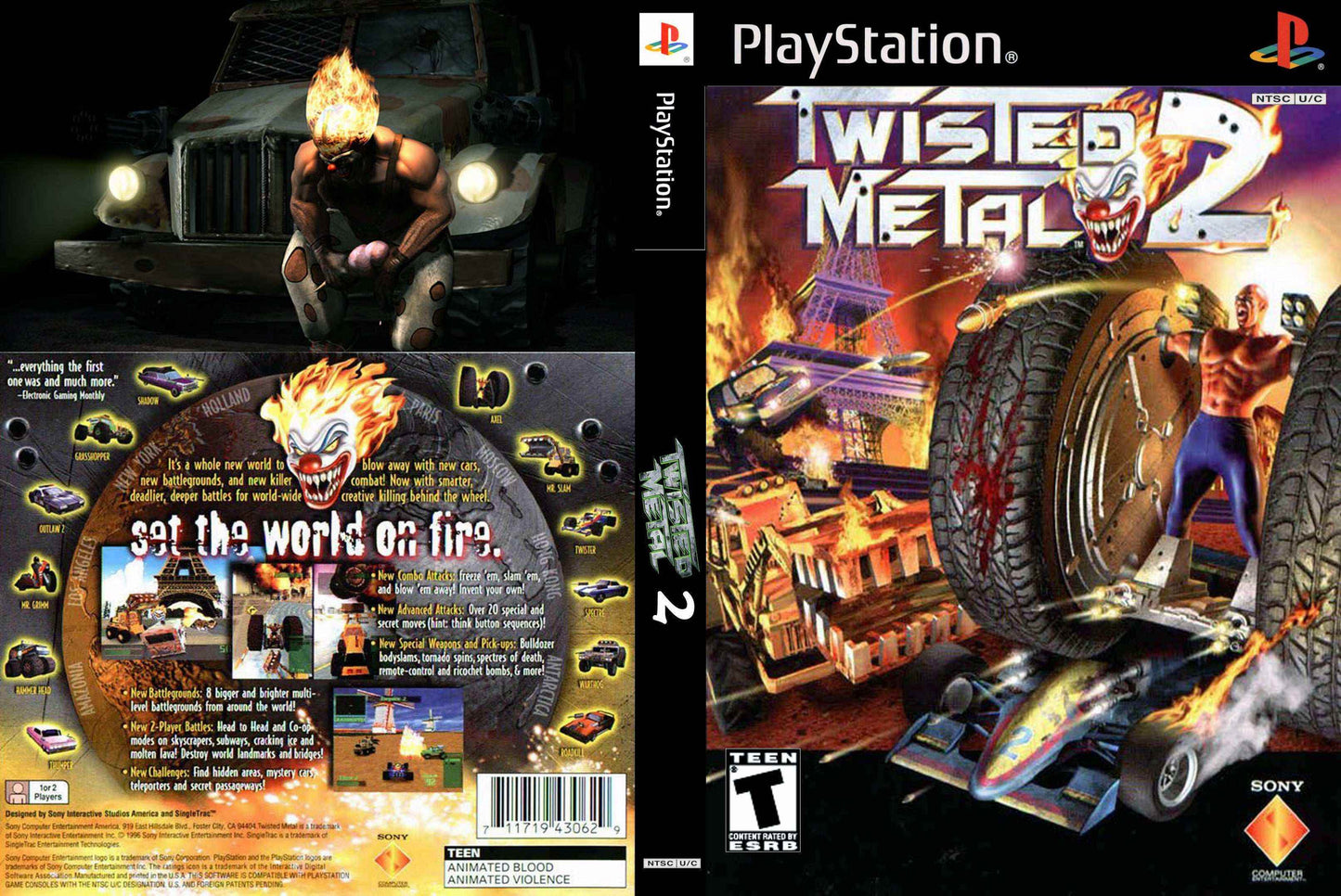 Twisted Metal 2 Cover Art - WOI Solutions