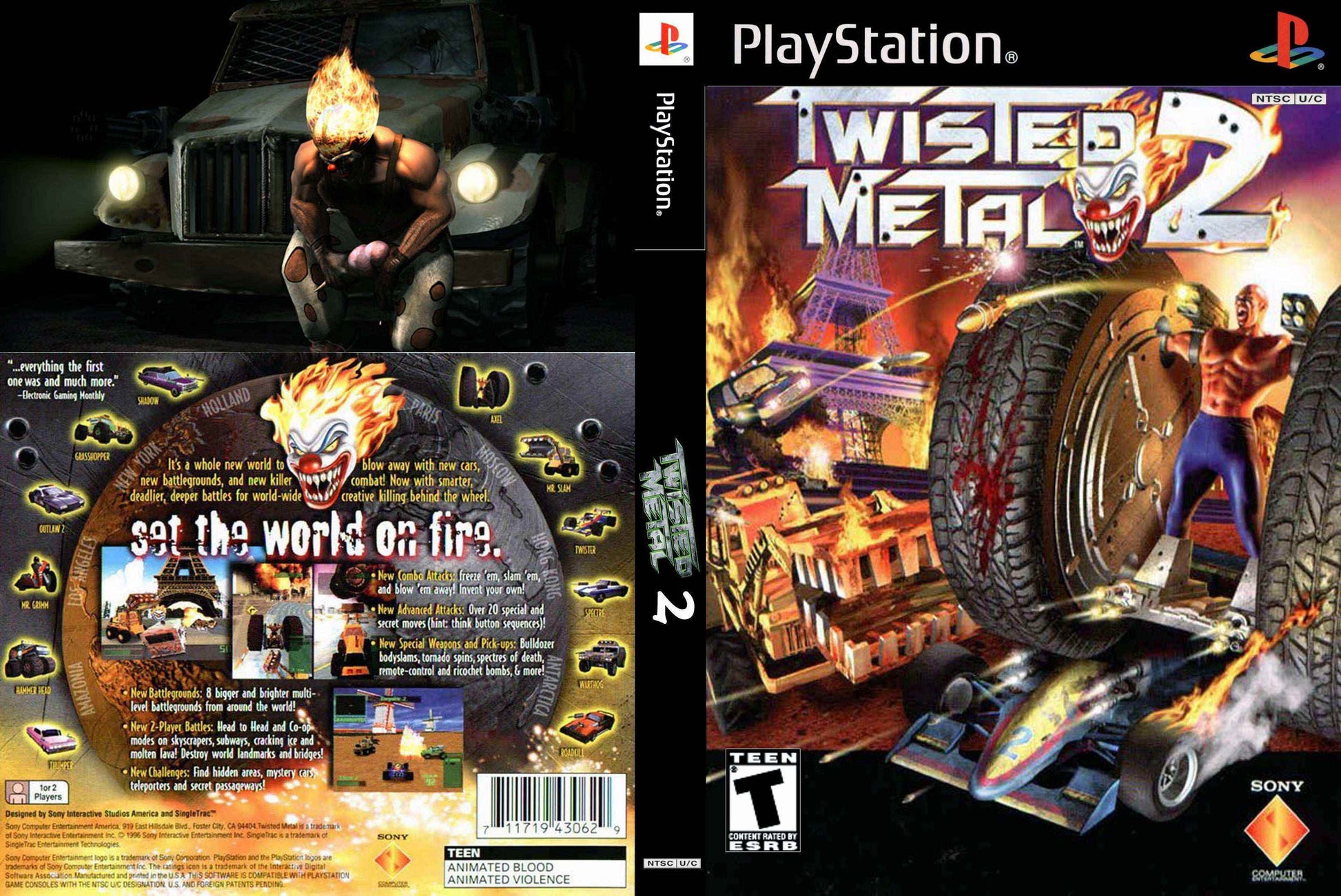 Twisted Metal 2 Cover Art - WOI Solutions