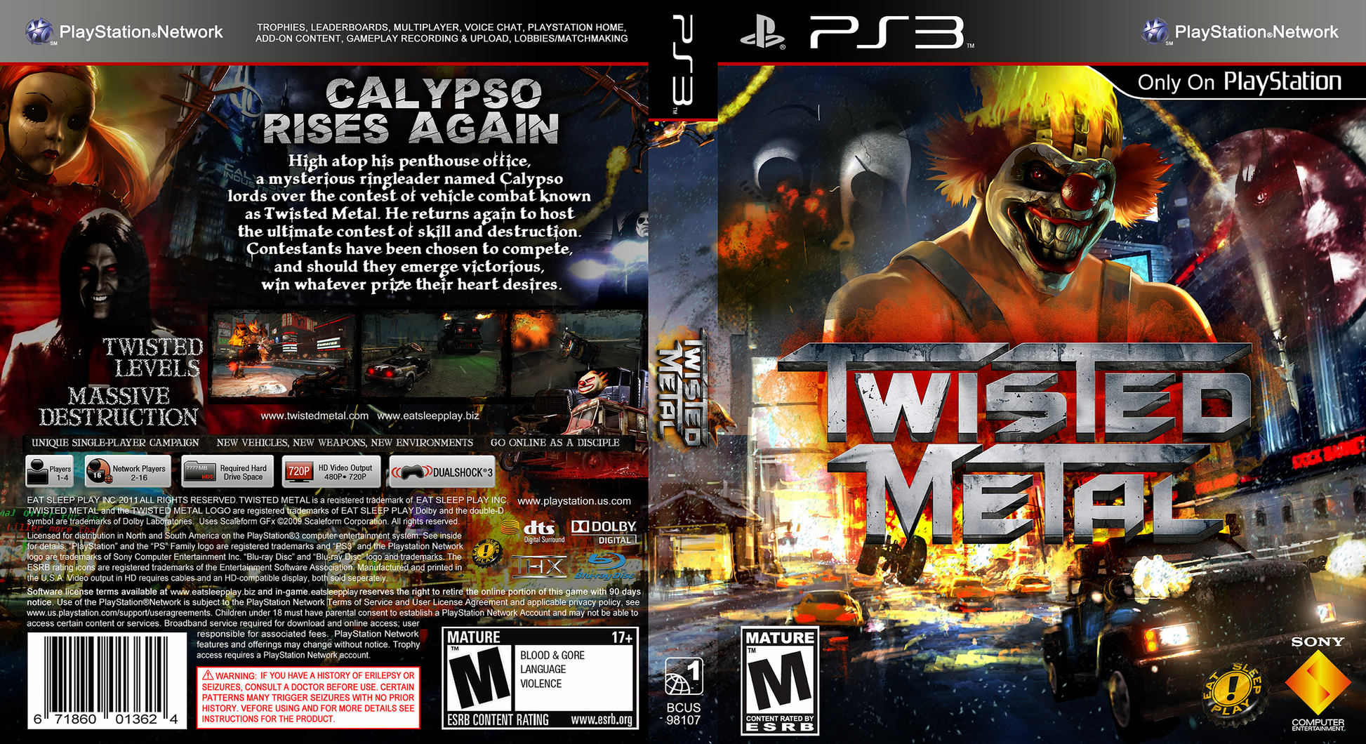 Twisted Metal Custom Cover