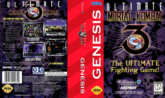 Ultimate Mortal Kombat 3 Cover Art - WOI Solutions