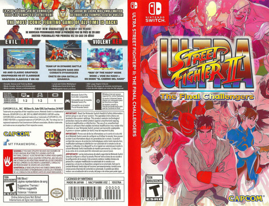Ultra Street Fighter II The Final Challengers Cover Art - WOI Solutions