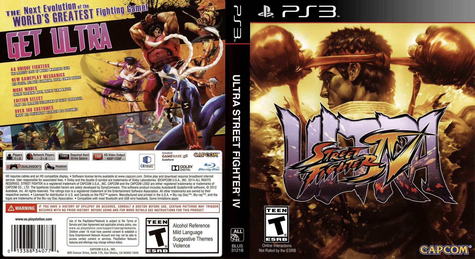 Ultra Street Fighter IV Cover Art - WOI Solutions