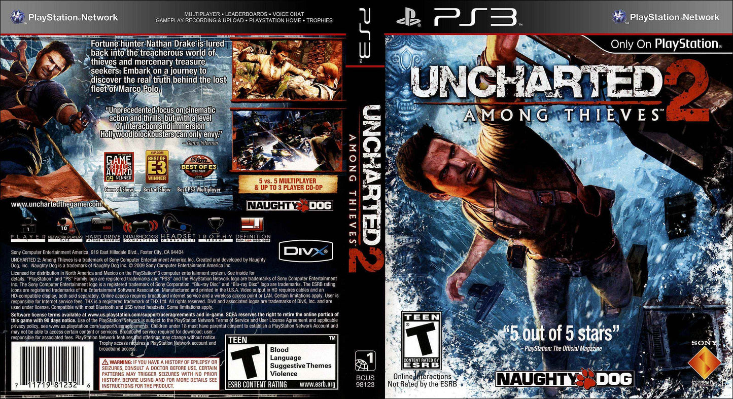 Uncharted 2 Among Thieves Cover Art - WOI Solutions