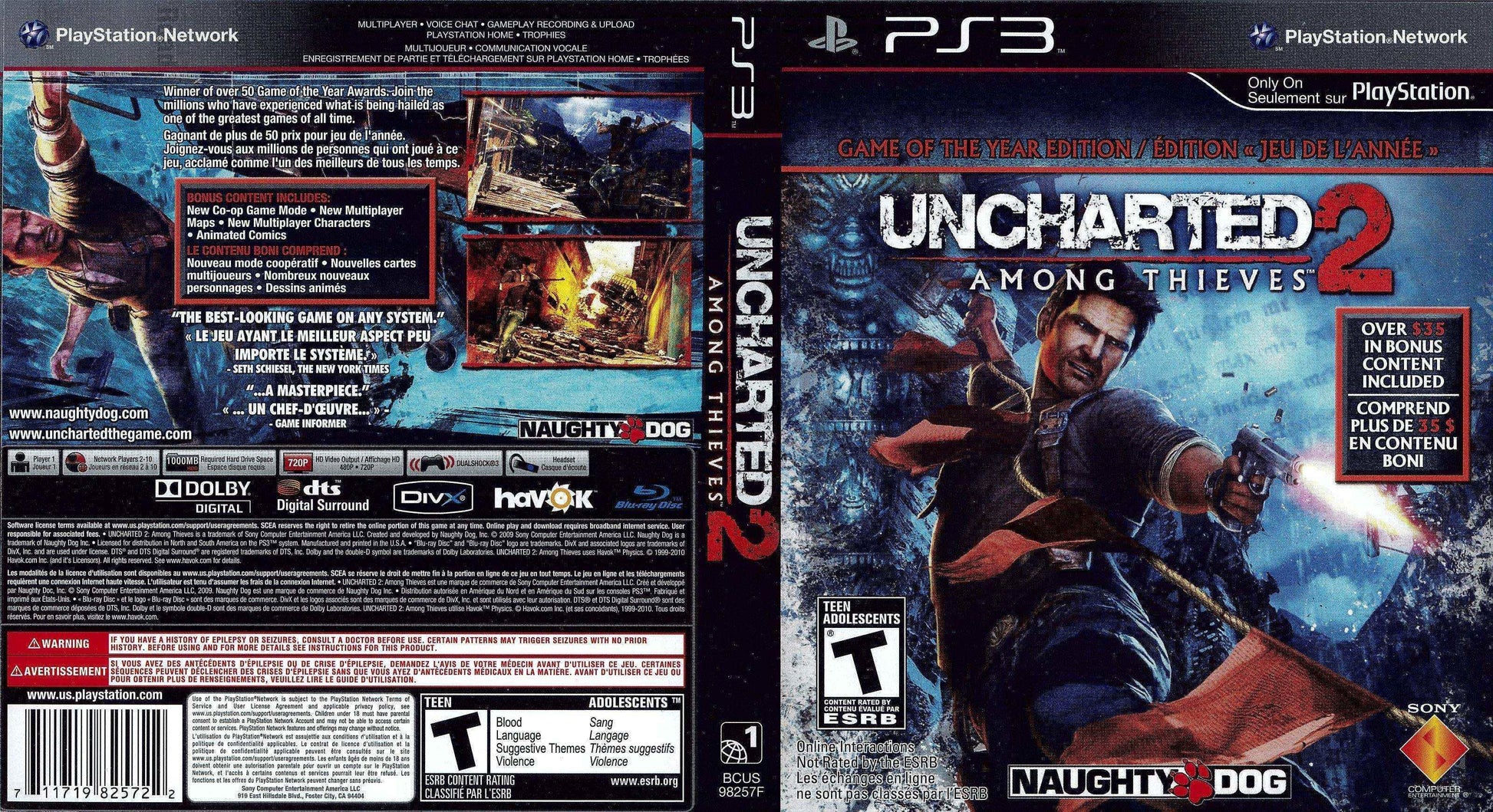 Uncharted 2 Among Thieves Cover Art - WOI Solutions