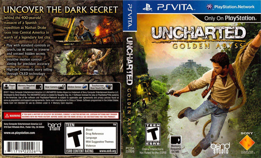 Uncharted Golden Abyss Cover Art - WOI Solutions