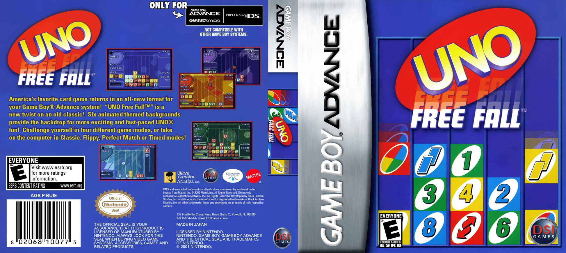 Uno Free Fall Cover Art - WOI Solutions