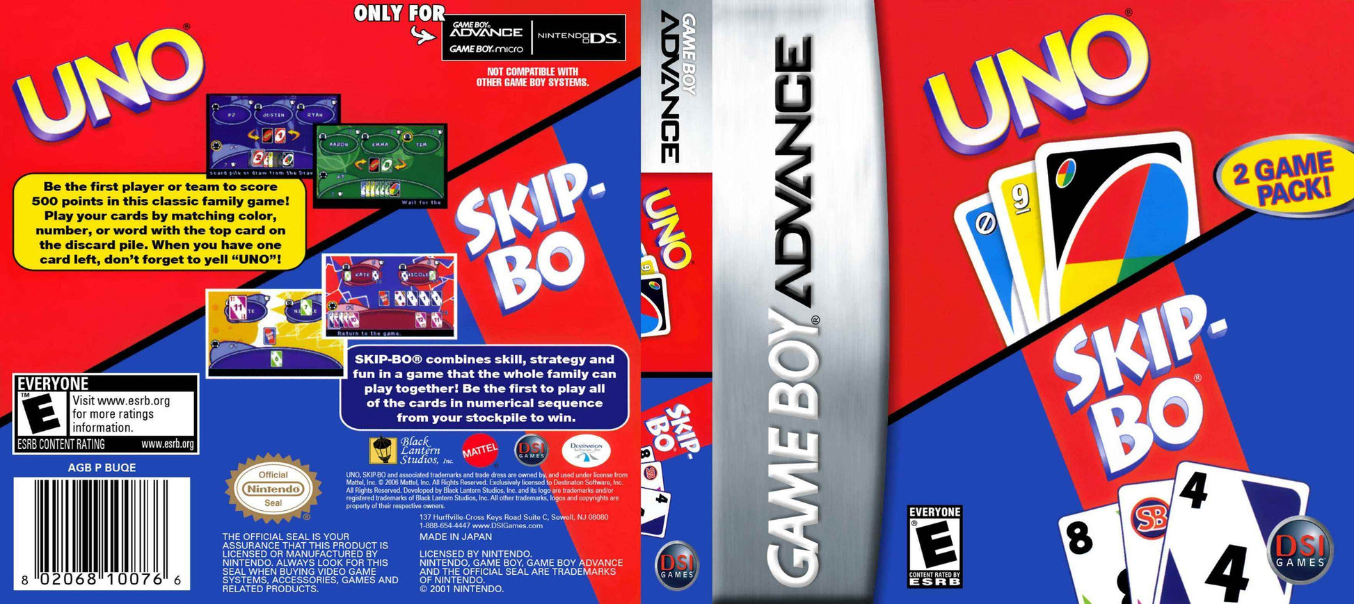 Uno Skip-Bo Cover Art - WOI Solutions