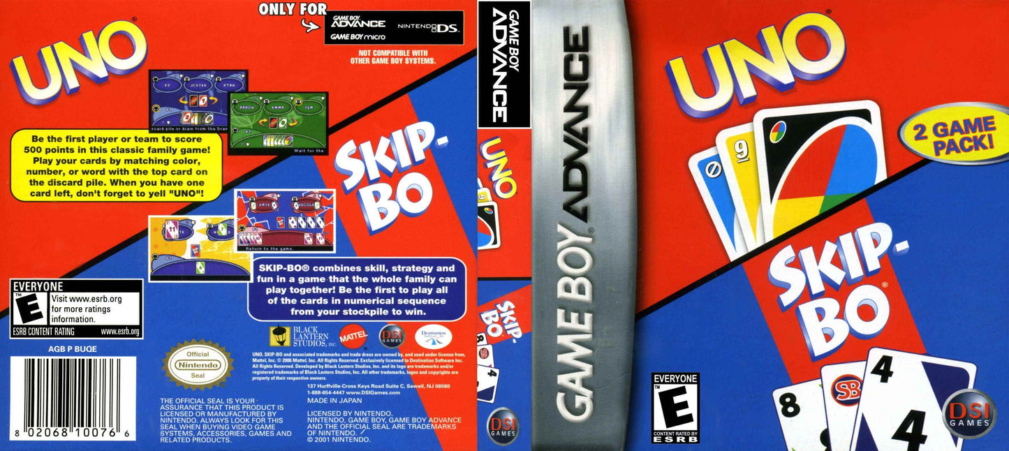 Uno Skip-Bo Cover Art - WOI Solutions