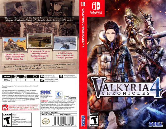 Valkyria Chronicles 4