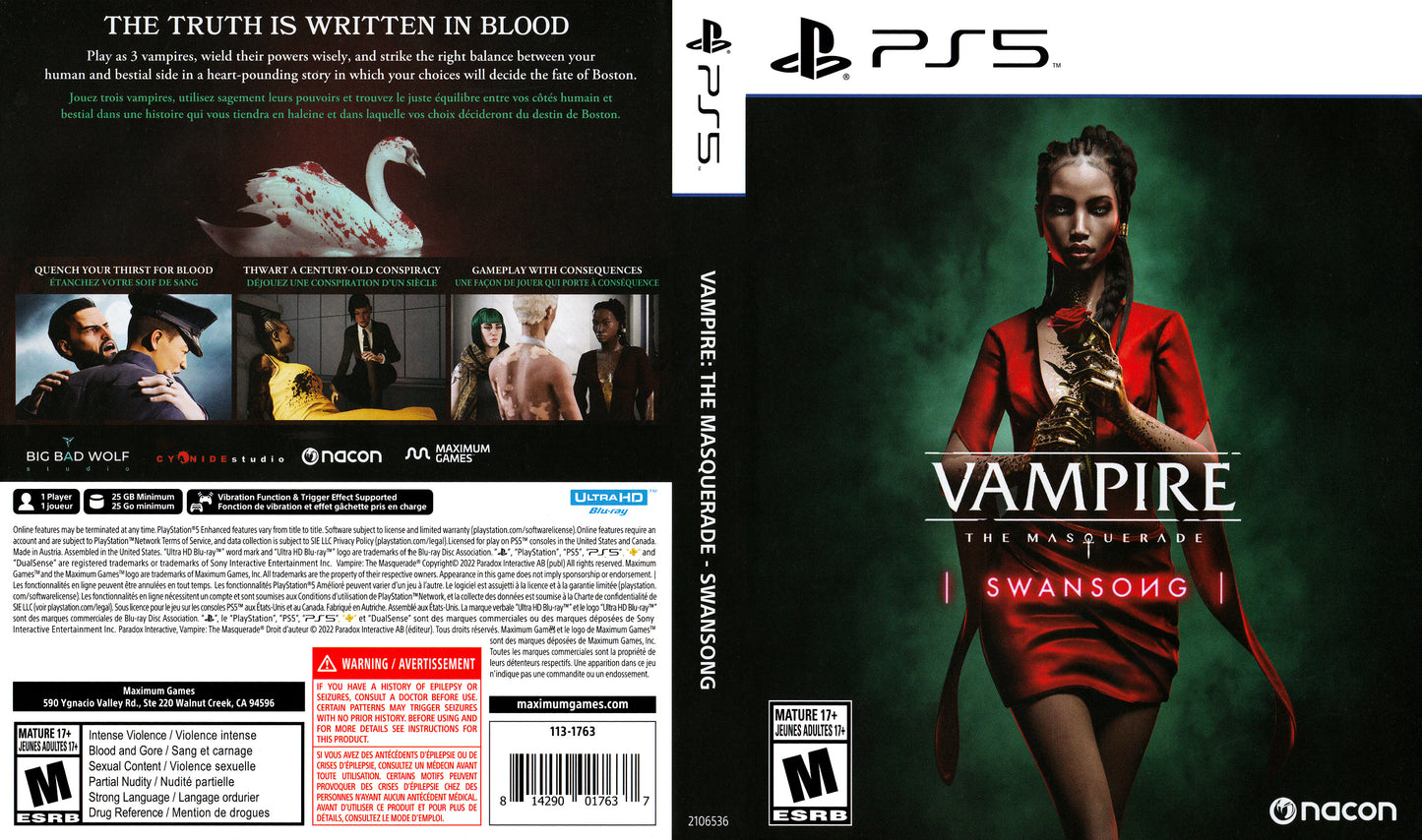 Vampire The Masquerade – Swangsong