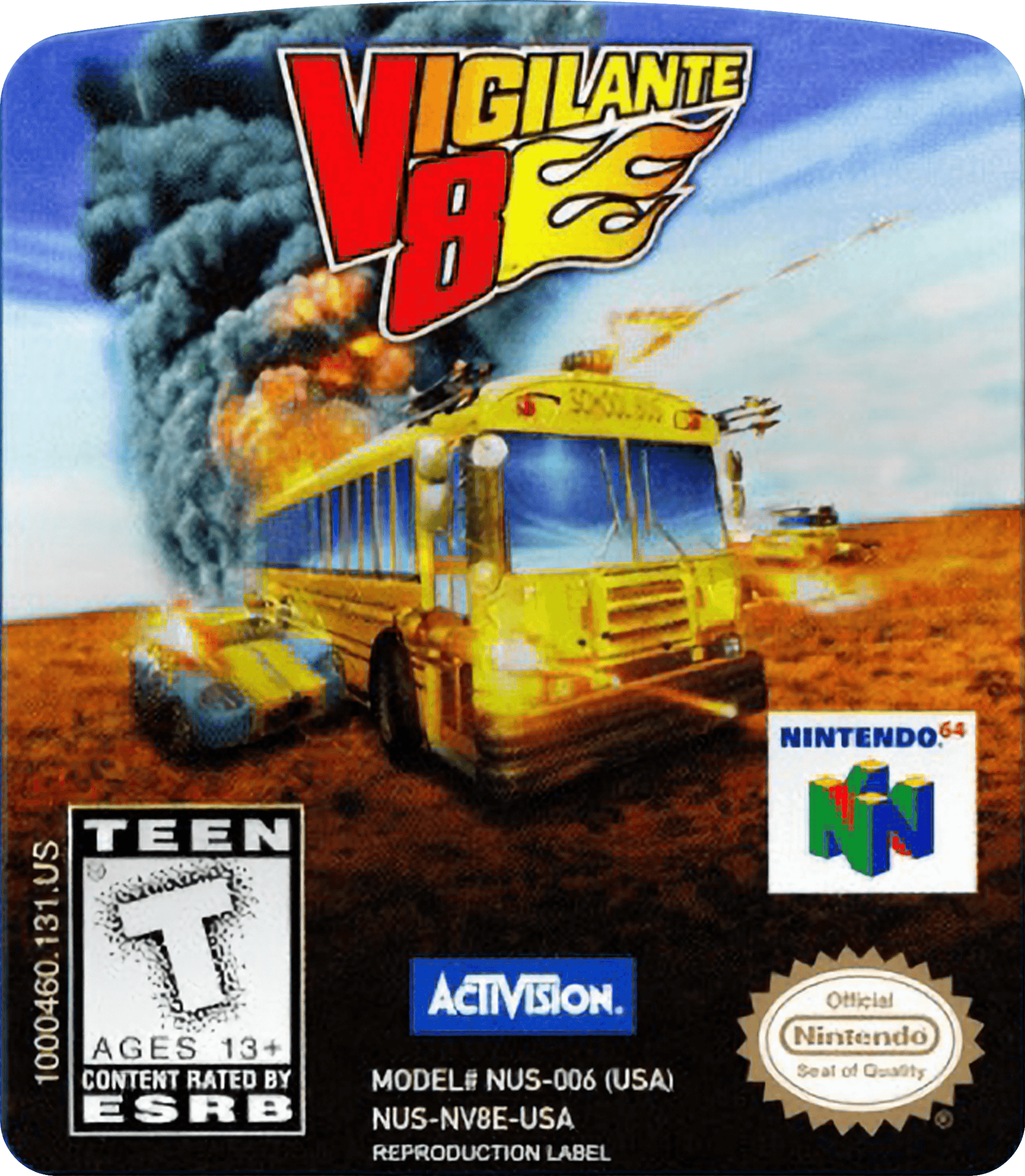 Vigilante 8 Cover Art - WOI Solutions